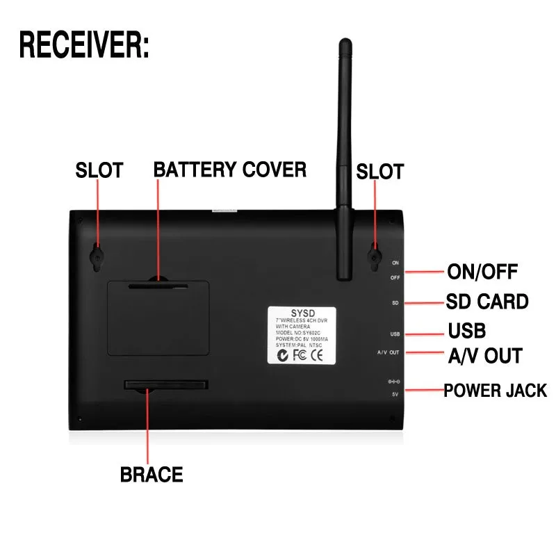 Stardot CCTV система 4CH HD Беспроводной NVR комплект IP66 поддержка 32G 1 шт. ИК ночного