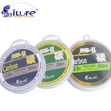 ILure leada Углеродные Рыболовные лески 30mt 50mt 100mt|fishing line|ilure leadacarbon line