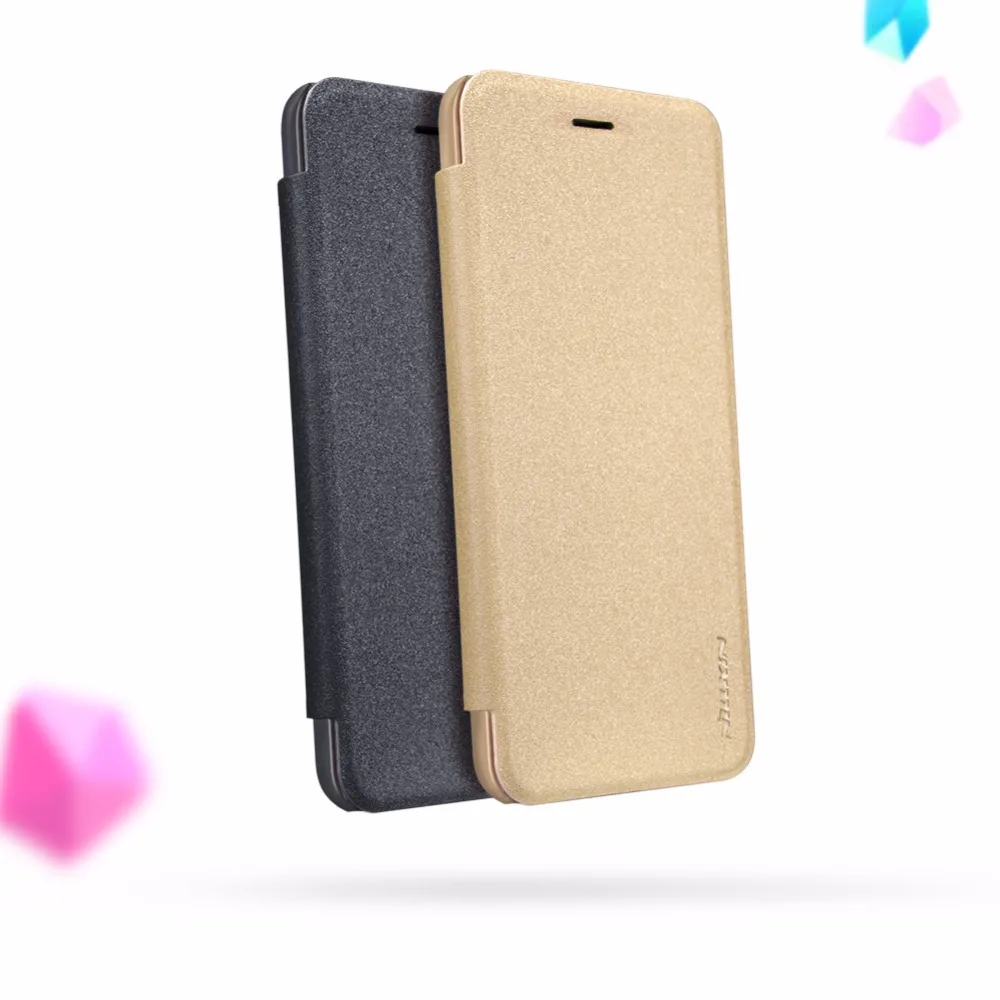 Чехол для Huawei honor 6a жесткий чехол-накладка NILLKIN из искусственной кожи чехол-книжка