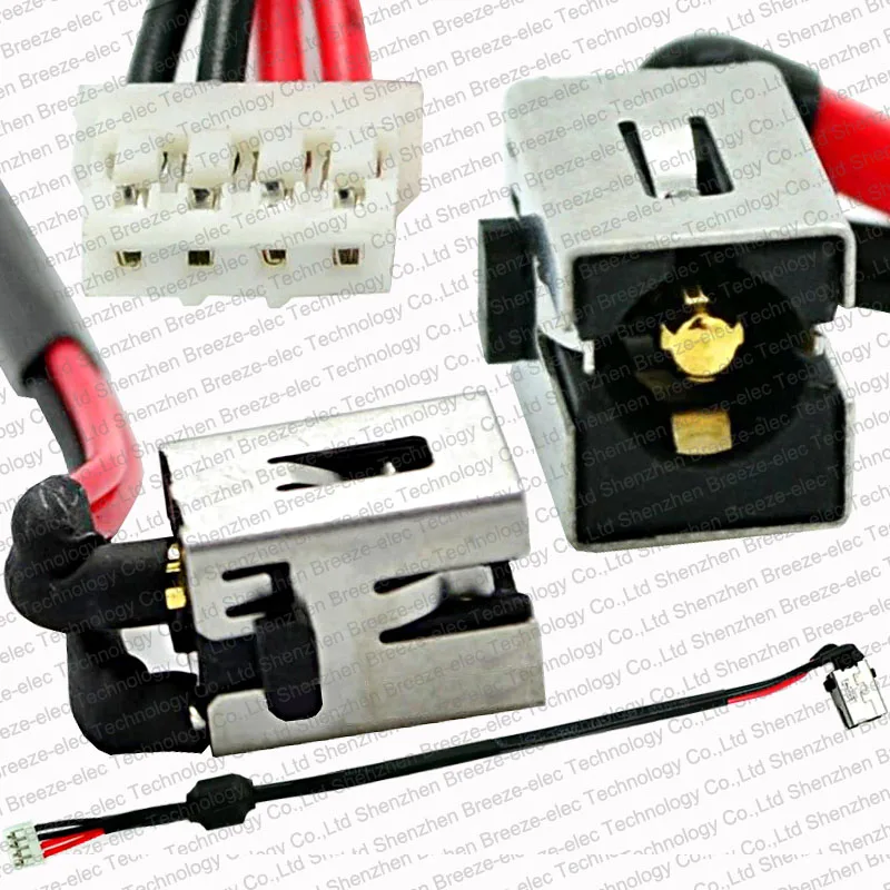 

3PCS/LOT Laptop AC DC POWER JACK SOCKET HARNESS CABLE connector FOR ASUS K43 K53E K53U K53T K53E-BBR1 X43B K43BY DC30100FK00