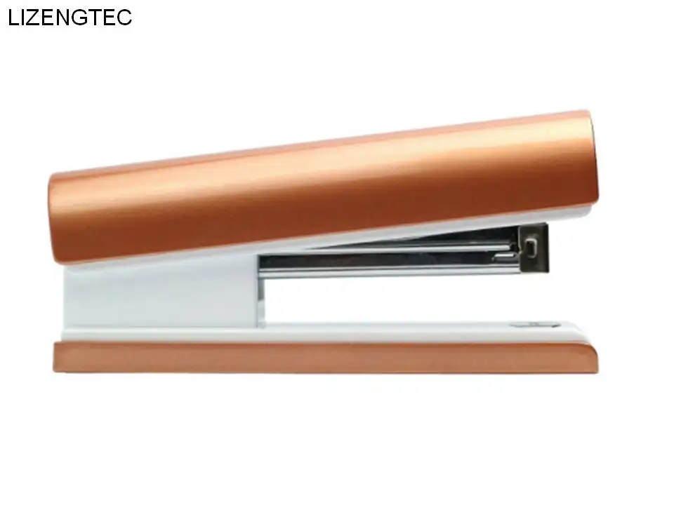 Бесплатная доставка LIZENGTEC новый дизайн Золотая переплетная степлер машина для