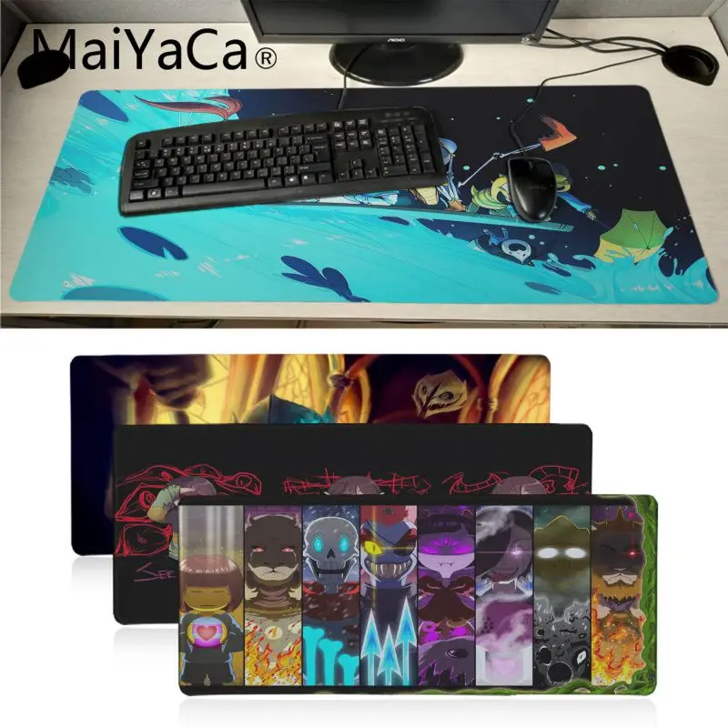Игровой коврик для мыши MaiYaCa Undertale Настольный Противоскользящий резиновый с