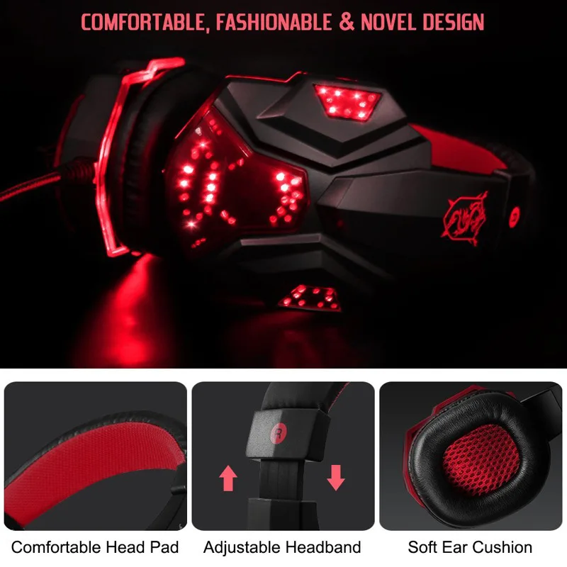 Ihens5 USB + 3 5 мм игровая гарнитура стереонаушники casque Gamer С микрофоном светодиодный