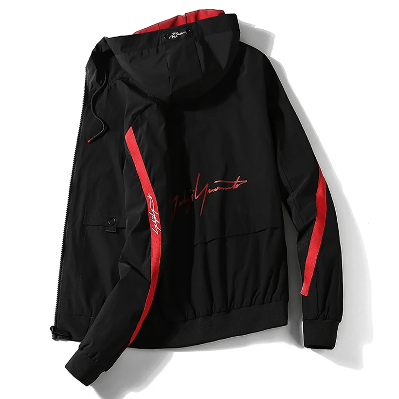 Лидер продаж! Новый осень 2017 г. Уличная мода черный красный хип хоп с капюшоном