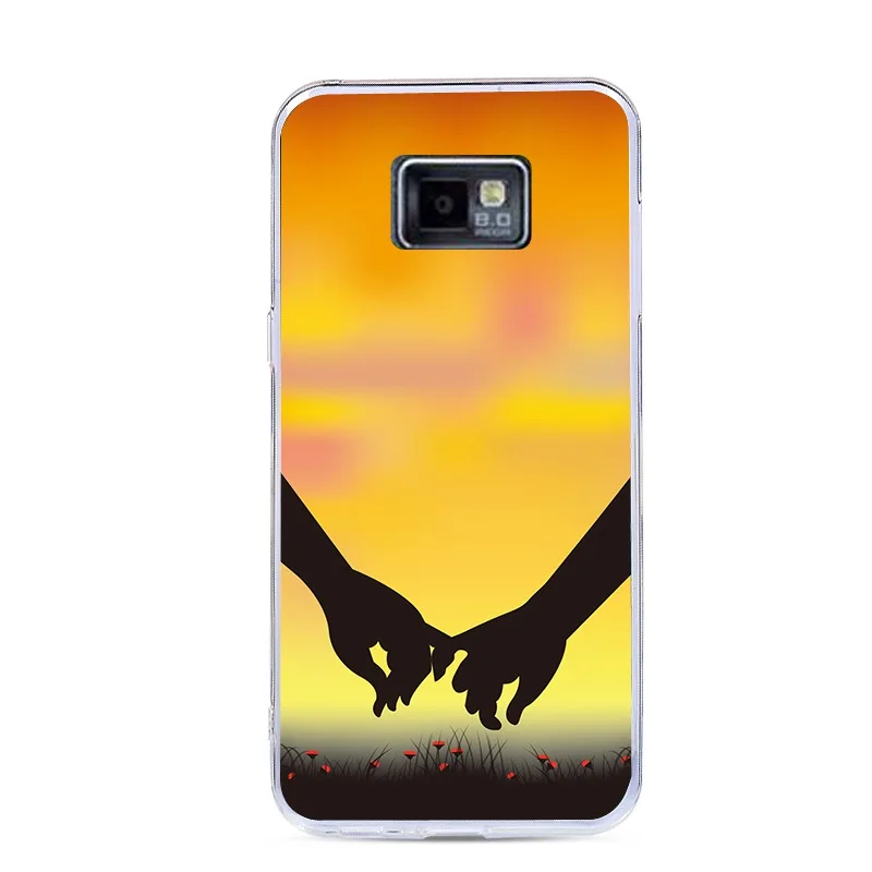 Прозрачный силиконовый чехол с красочным принтом для samsung Galaxy S2 i9100, чехол для телефона, задняя крышка, чехол для Galaxy S2 Plus i9105 - Цвет: 49