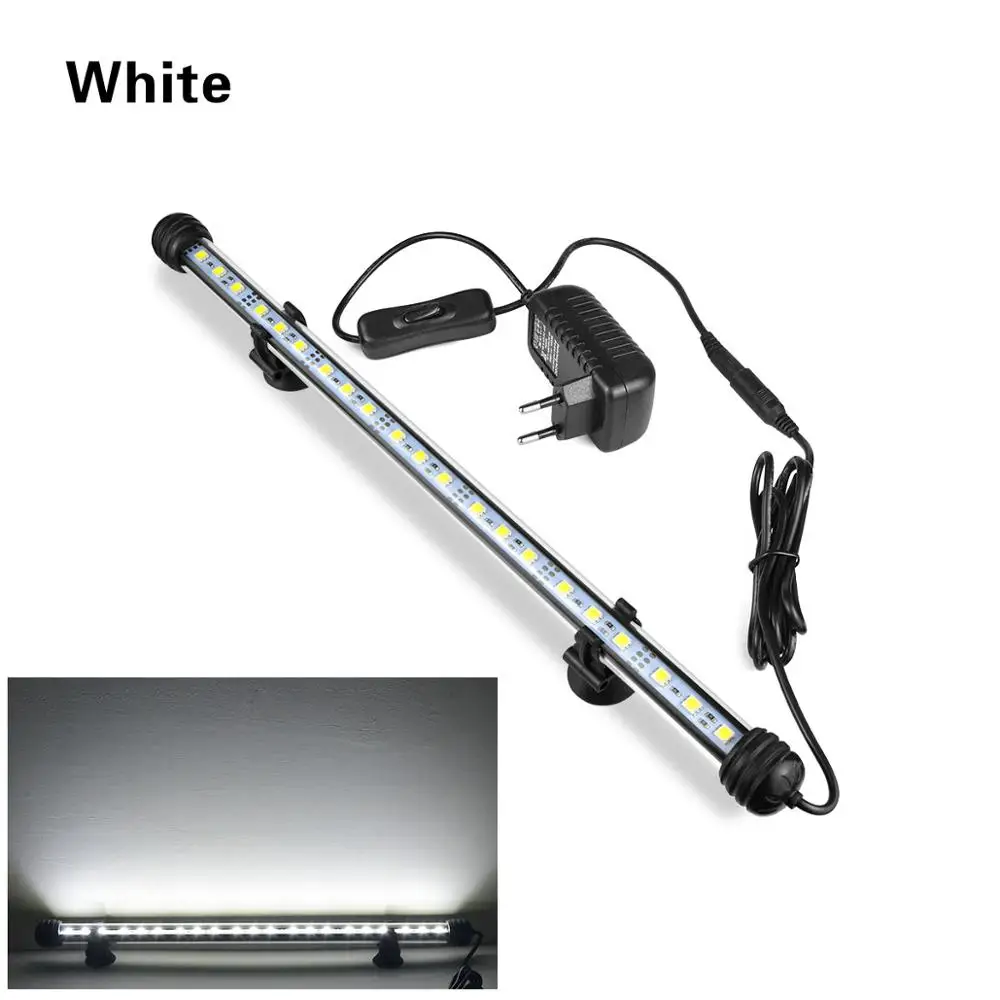White 19 см 29 см 39 см 49 светодиодный жёсткая планка бар света 110 V 220 V цветная(RGB) Светодиодная трубчатая лампа костюм для дайвинга свет аквариум Украшение лампы - Испускаемый цвет: White