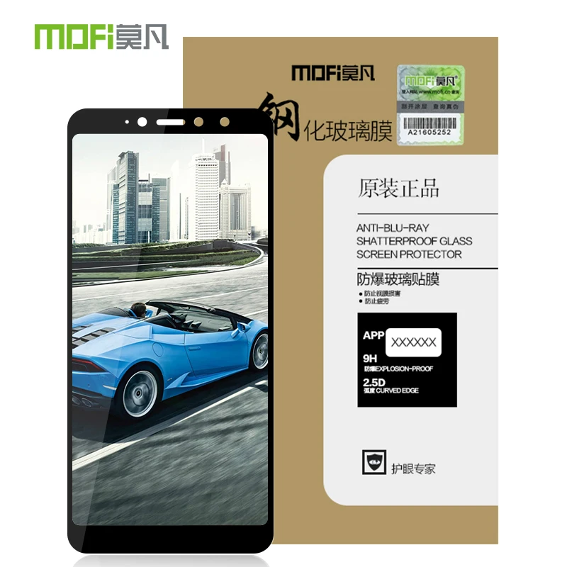 

For Xiaomi Redmi S2 MOFi 9H Full Cover Tempered Glass Screen Protector Film for Xiaomi Redmi S2 Toughened Glass Film
