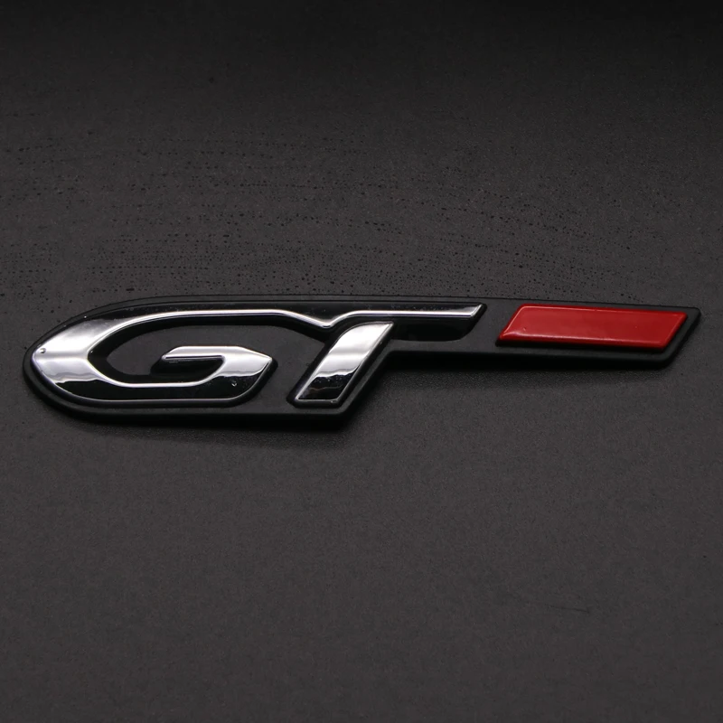 Пластиковая наклейка GT для Peugeot 208 301 308 408 508 2008 3008 4008 5008 боковая эмблема автомобиль