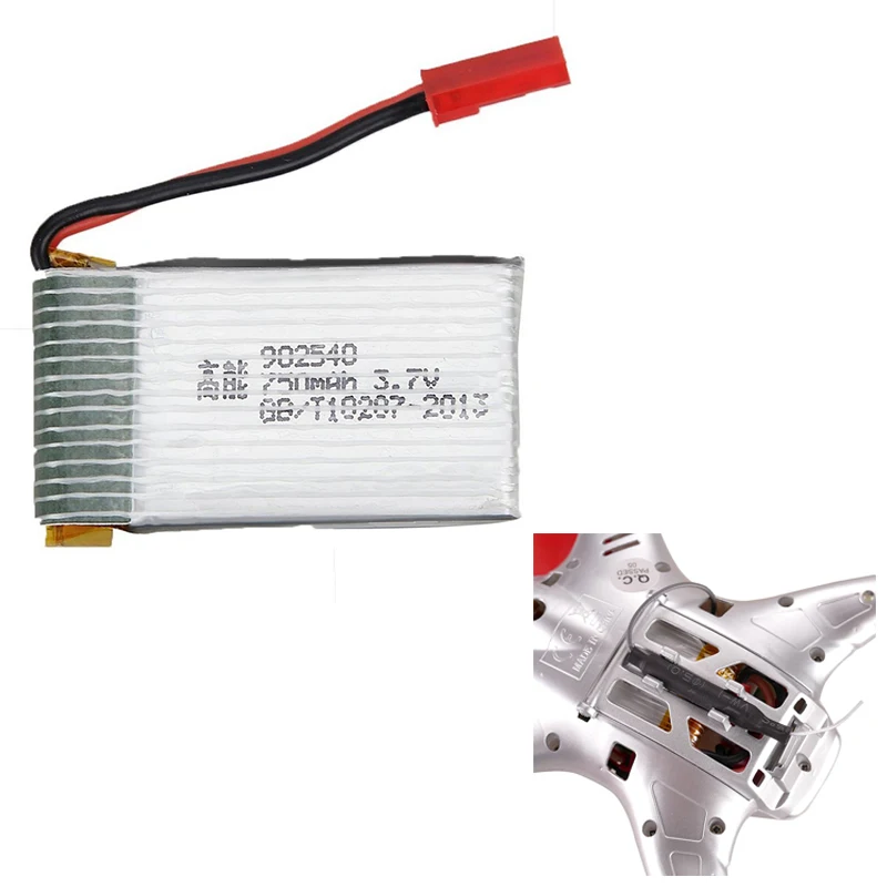 MAHA 2x3 7 V 750mAh Lipo батарея для MJX RC Quadcopter X200 X300C X400 X500 X800|battery for|battery battery batterybattery lipo |