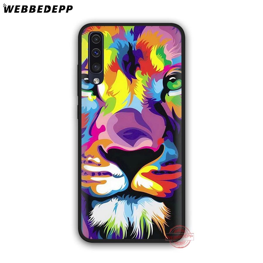 WEBBEDEPP Big Lion On Stone Snow Soft Phone Case for Samsung A50s A40s A30s A20s A10s A60 A70 M10 M20 M30 M40 Cases | Мобильные