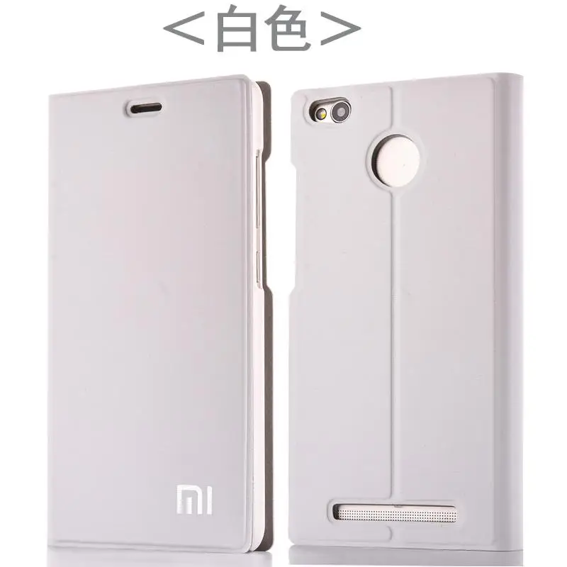 Новое поступление для Xiaomi Redmi 3/3 S/3X, роскошный тонкий стильный кожаный чехол-книжка для Xiaomi Redmi 3s Redmi 3x Redmi 3, чехол-сумка - Цвет: White for RM3S