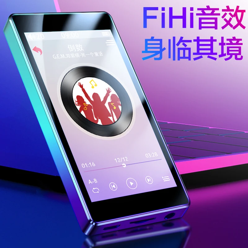 Новейший руизу Hifi MP3 плеер D20 MP3 3,0 дюймов HD полный сенсорный экран с FM выход-динамик аудио музыкальный плеер