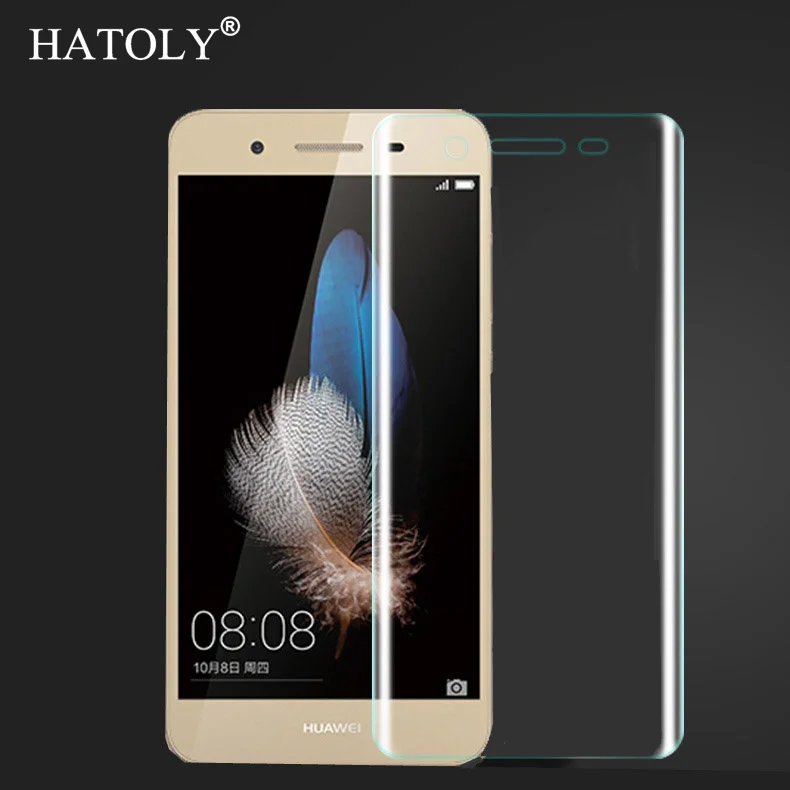 Полное покрытие экрана протектор Huawei GR3 пленка полное изогнутая ТПУ для Enjoy 5S (не