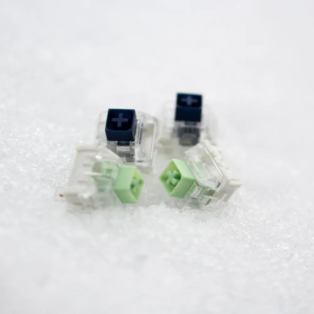 В наличии Новые NOVELKEYS X KAILH BOX толстые щелчки темно синий нефрит rgb smd swithes|swith|kailh |
