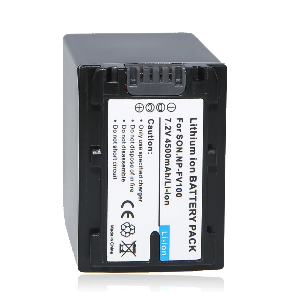 Аккумулятор NP FV100 NPFV100 1 шт. перезаряжаемая батарея для камеры SONY AX100E HDR XR550E XR350E CX550E