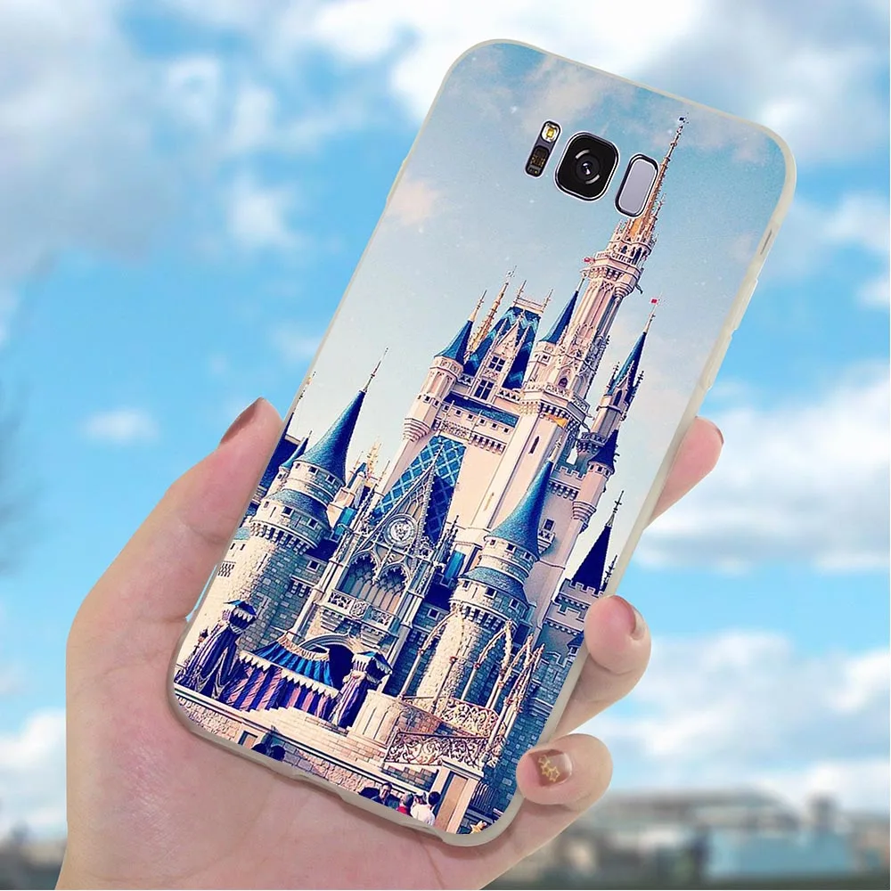 Мягкий чехол из ТПУ для телефона Samsung Galaxy A6 с замком Золушки A7 A5 A3 A8 A9 A10 A20 A30 A40 A50 A71