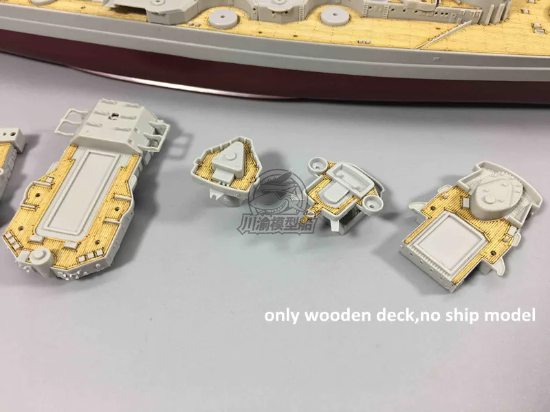 Деревянная колода в масштабе 1/700 для немецкого Battleship Tirpitz Trumpeter 05712 модель 1944 наборы|Наборы сборки моделей| |