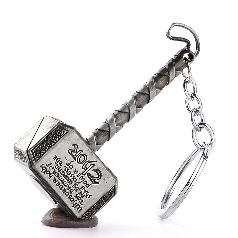 SAIZ The Avengers Alliance Thor Hammer mjolnir Keychain Infinity War Dark World Key Finder Bags Keyring Jewelry Accessories | Украшения и