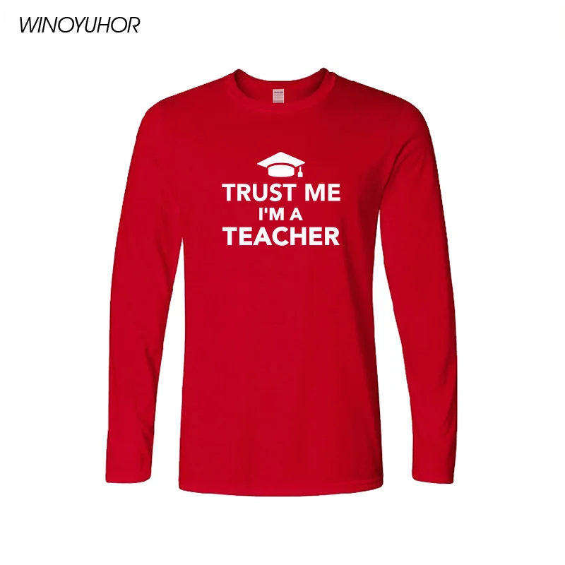 

Trust Me I'm A Teacher Funny T Shirt Men Spring Casual O-Neck Short Sleeve T-shirt Teacher's Day Gift Tee Shirt Homme