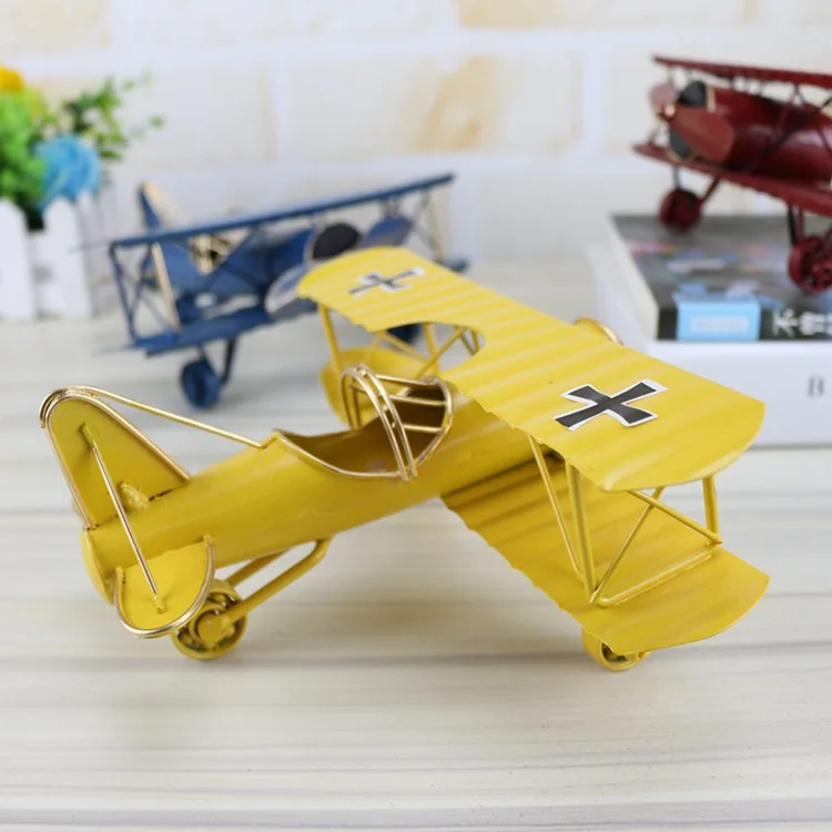 Металлические фигурки поделки DIY самолет ремесло Home подарок на день рождения