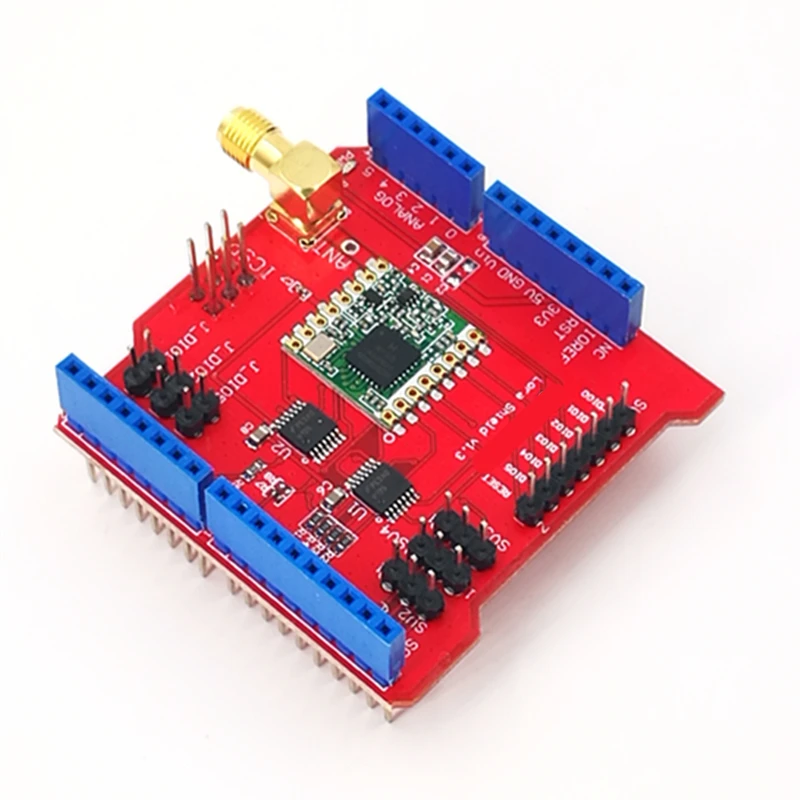 Бесплатная доставка 1 шт. длинные расстояние беспроводной 433/868/915 мГц Lora щит для