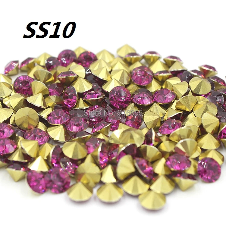 

Free shipping Wholesale SS10 1440pcs(10G) Violet Color Resin rhinestones Pointback for Nail Art /Bags/Garment/Shoes Decoration