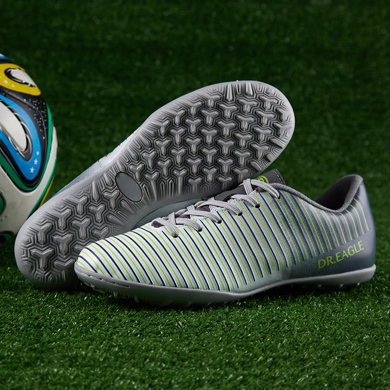 Мужские футбольные бутсы DR.EAGLE профессиональные кожаные для игры в футбол TF|football