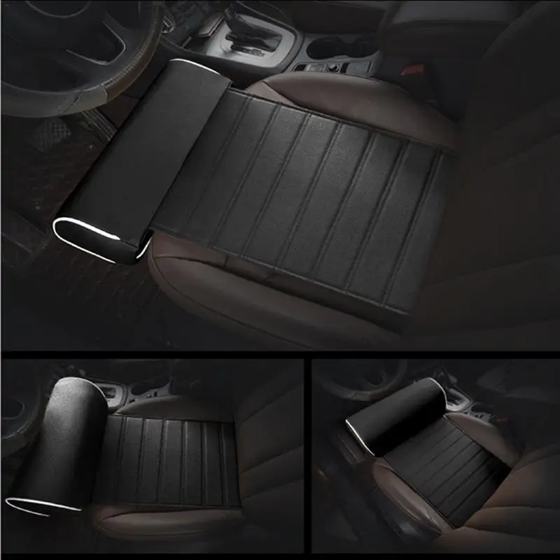 Универсальная подушка для автомобильного сиденья поддержки ног Кожаная с пенным