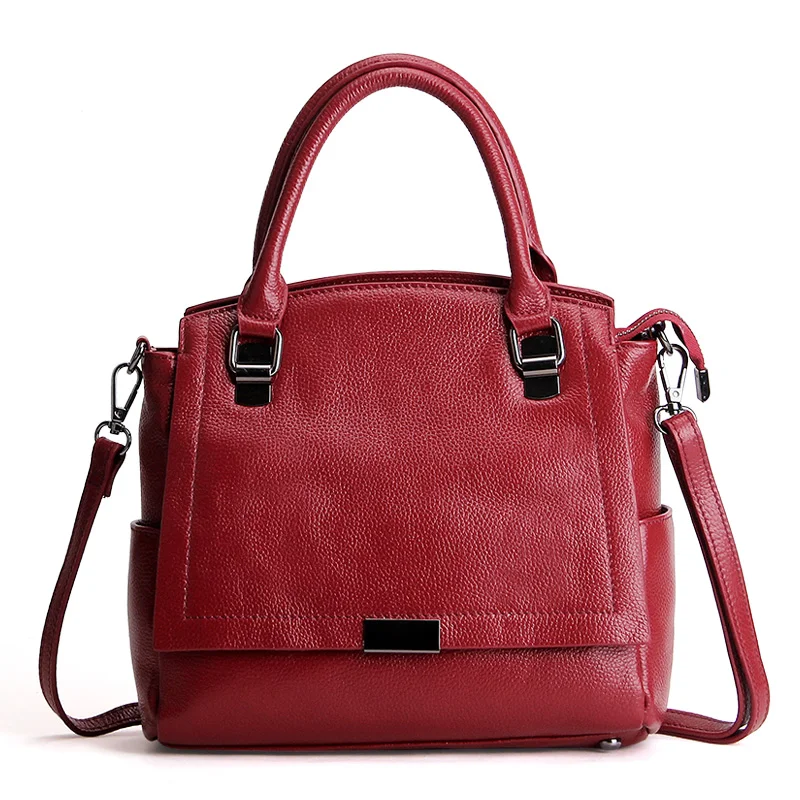 Бесплатная доставка ZENCY брендовые модные 100% натуральная кожа сумки-тоут Воловья