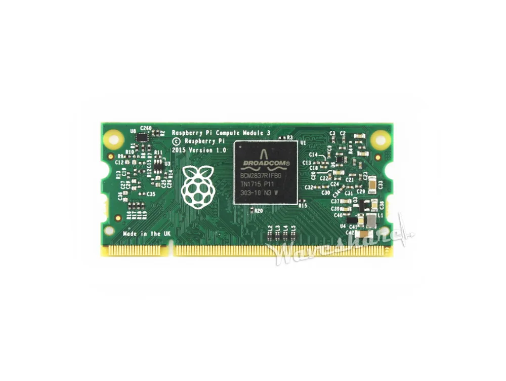 Вычислительный модуль 3 Lite 1 ГБ ОЗУ 2 ГГц четырехъядерный ARM Cortex-A53 Raspberry Pi гибкий