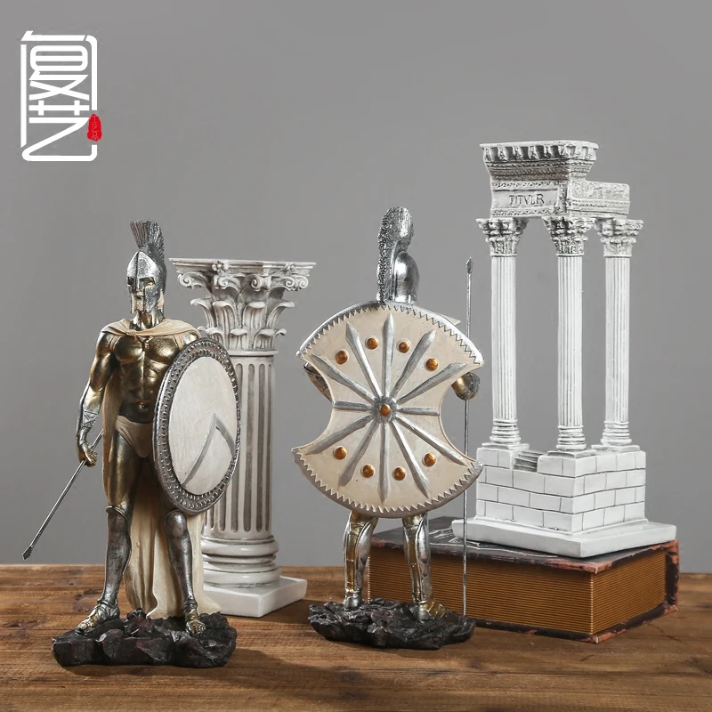 Ручная гравировка искусство ретро средневековые римские украшения Спартанский