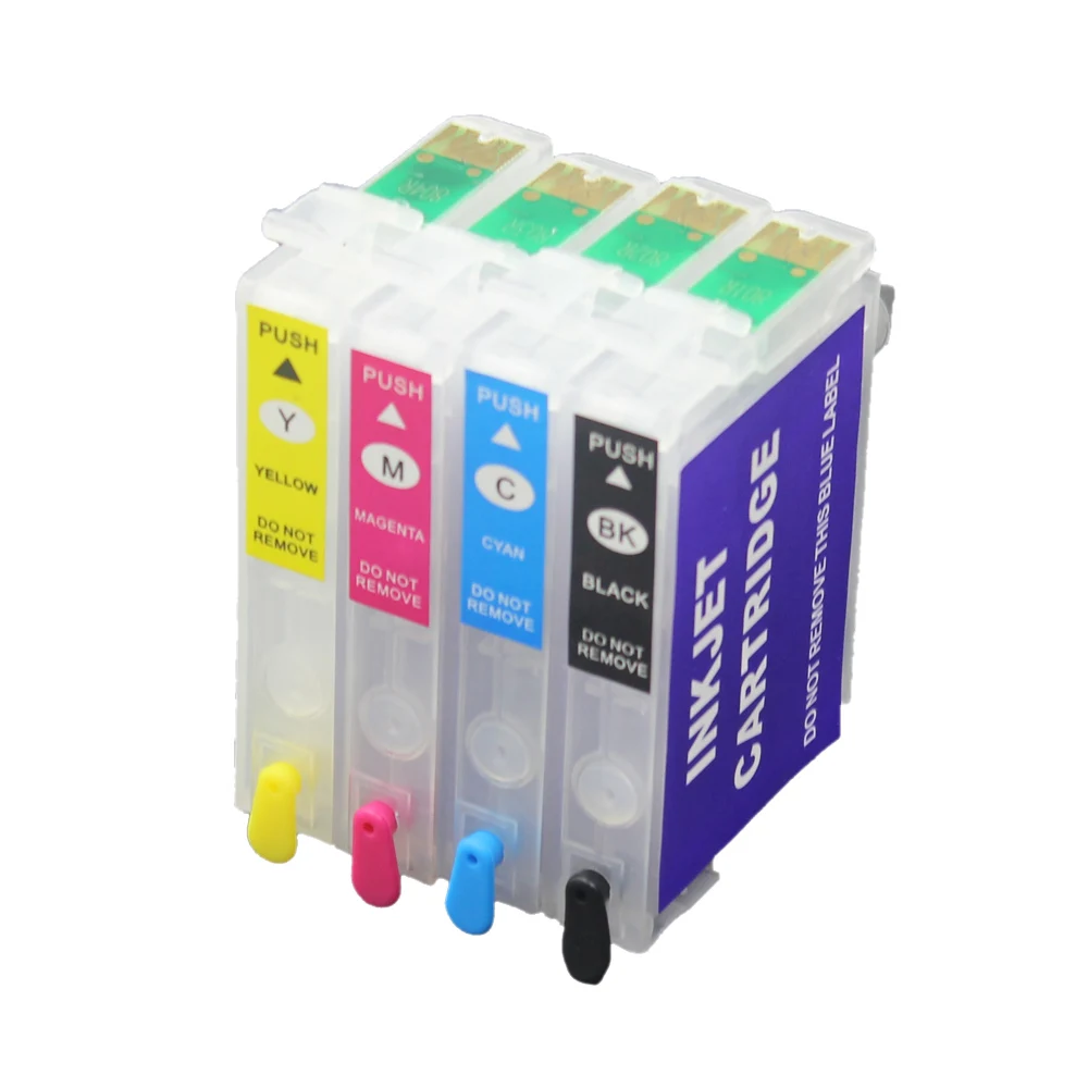 CISSPLAZA 5sets refillable ink cartridges for epson T10/T13/T20/TX100/TX121/TX200/TX220/TX400 T0731N 73N