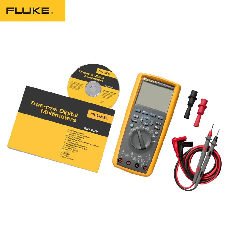 Цифровой мультиметр Fluke 287C трендовая функция захвата подлинного эффективного