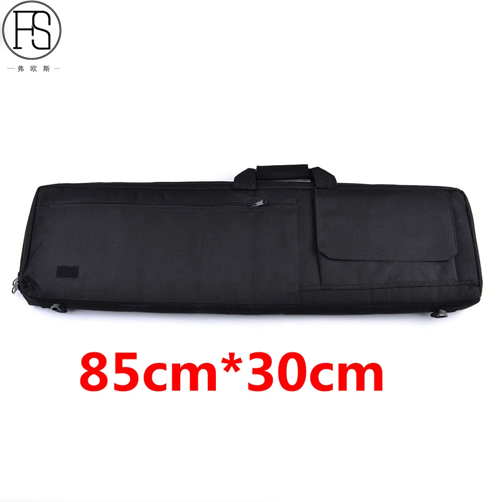 85CM Black 85 см/100 см сверхмощный тактический Чехол для страйкбола ружья Винтовка Сумка на плечо с подушками для охотничьего ружья сумка - Цвет: 85CM Black