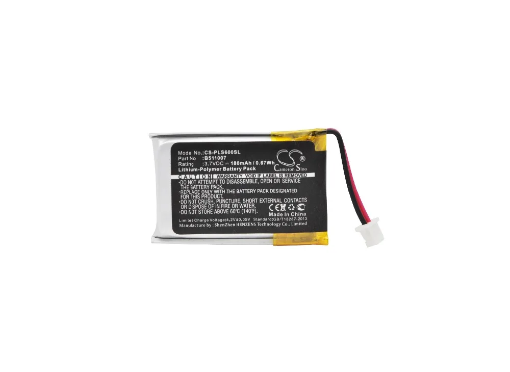 

Cameron Sino 180mAh Battery 452128, 6535801, for Plantronics CS60, HL10