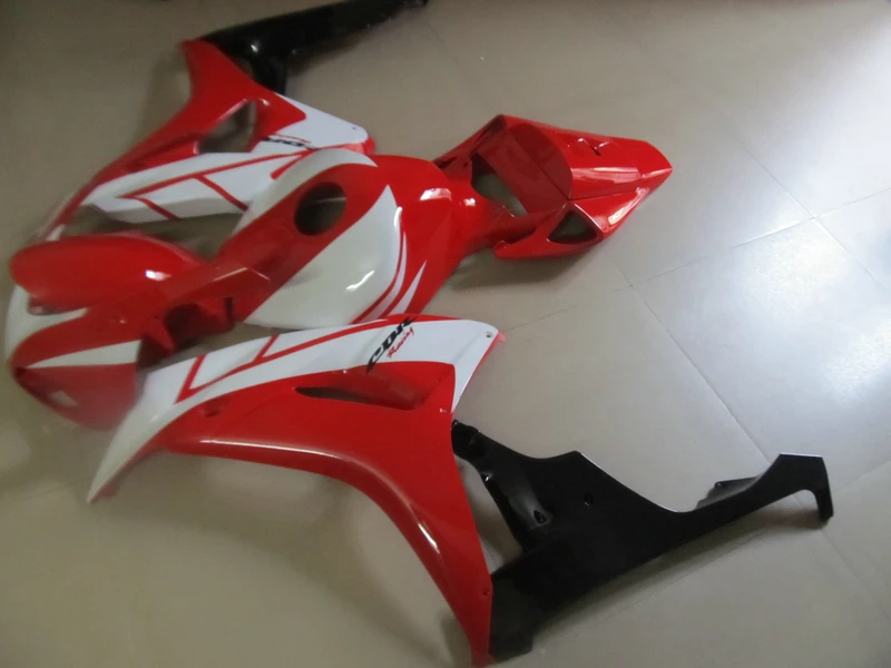 Литьевой формованный обтекатель комплект для Honda CBR1000RR 06 07 красный белый кузова