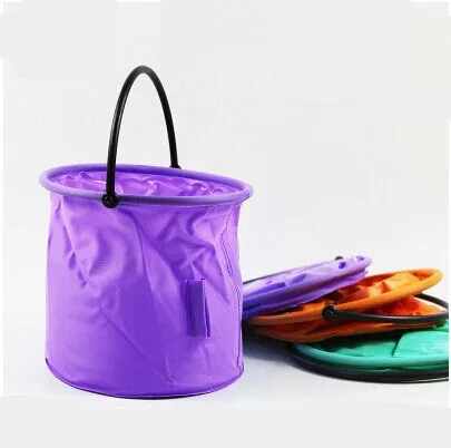 Маленькая рыбацкая складной складное ведро мягкое для мойки автомобилей|bucket