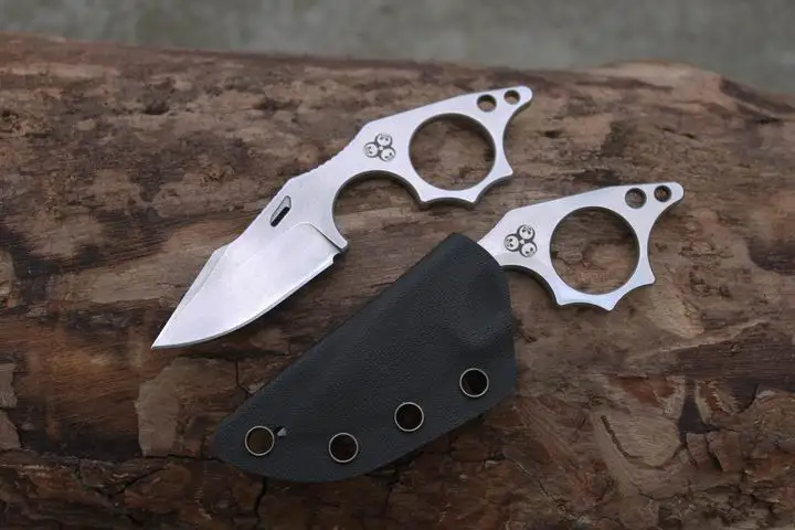 EDC Ножи N690 Сталь верховая езда Рыбалка маленький прямой нож Альпинизм обороны