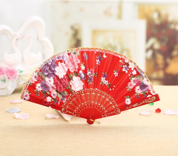 10 шт. испанский кружевной веер для танцев фламенко цветочный узор китайские