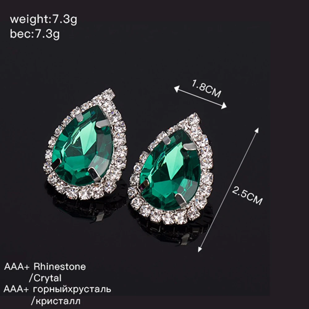 

YFJEWE Fashion Jewelry Women Party Accessories stud earring female fashion accessories large rhinestone sexy vintage #E035