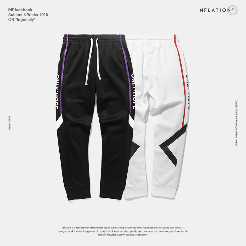 Спортивные штаны INFLATION Jogger мужские винтажные спортивные брюки в стиле хип хоп с