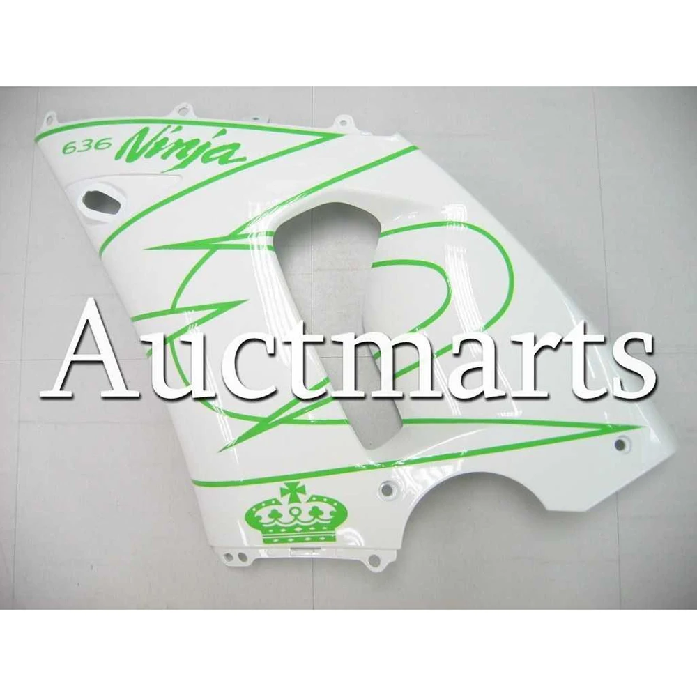 Full Motorcycle Injection Fairings For Kawasaki 2005 2006 ZX6R 636 05 06 ZX-6 ABS Plastic Body Kits Gloss Green White Cowlings | Автомобили