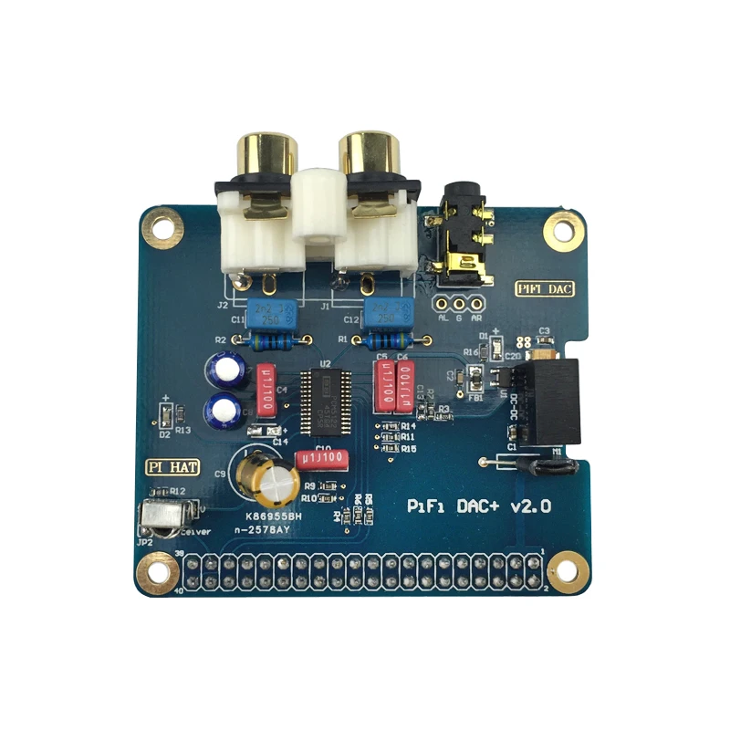 Raspberry Pi аналоговый аудио доска акриловый чехол для HIFI DAC звуковая карта коробка оболочка для Raspberry Pi 3 Model B+/3B/2B