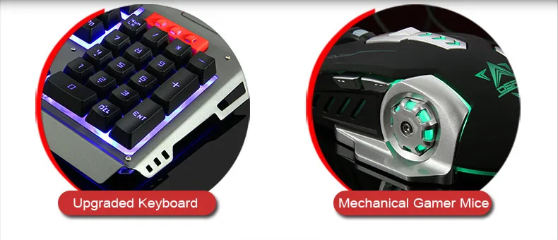 Новая Радужная желтая подсветка Pro Gamer игровая клавиатура 3200 dpi 6 кнопок механический светодиодный подсветка Pro игровая мышь