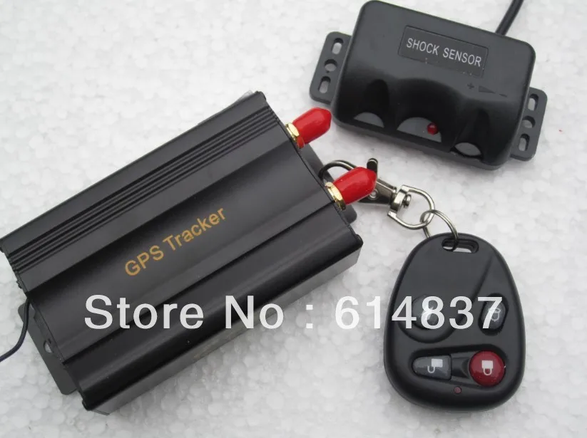 Трекер Автомобильный tk103 GPS трекер TK103B + датчик удара слот для SD карты поддержка 18