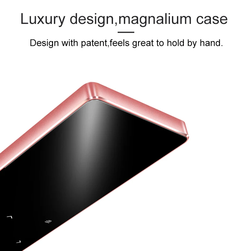 Новинка Bluetooth MP3 плеер сенсорная клавиша ультратонкий видео музыкальный с