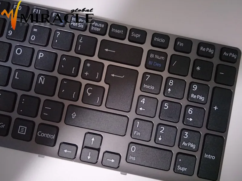 Починить вас жизнь AEHK5P020203A 9Z.N6CSQ.K0S для Sony Vaio SVE15 SVE-15 SVE151 SVE1511 испанский язык