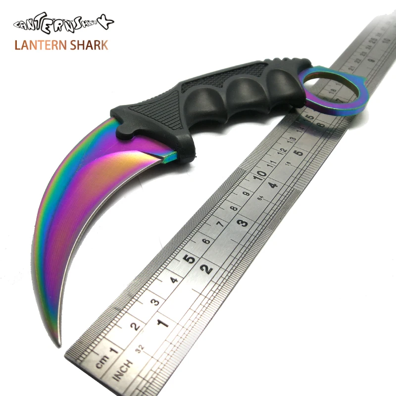 CS GO Karambit нож для выцветания Counter Strike тактические боевые ножи ручной работы