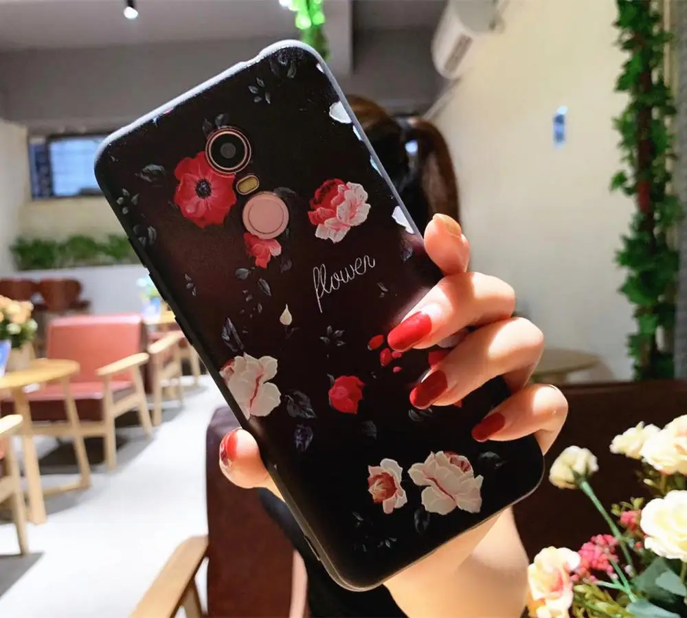Чехол для Xiaomi Redmi 5 plus с 3d тиснением новый дизайн Мягкая силиконовая задняя крышка