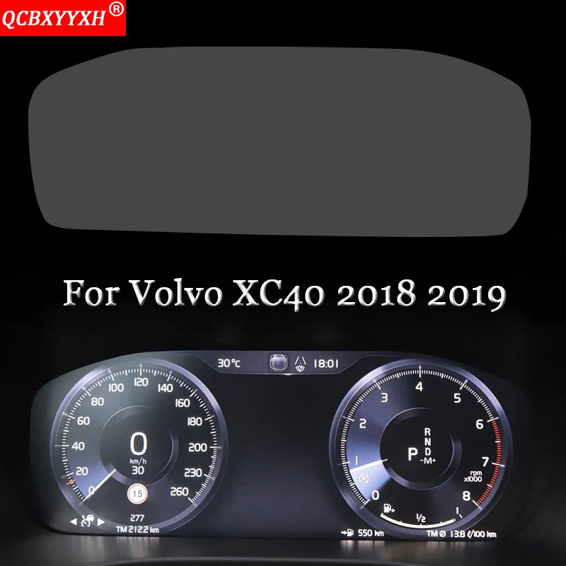 Автомобильный Стайлинг приборной панели автомобиля краска защитная пленка наклейки светильник передающий автомобильные аксессуары для Volvo XC40